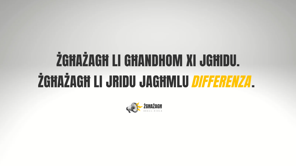 Cover artwork for Żgħażagħ għall-Bidla